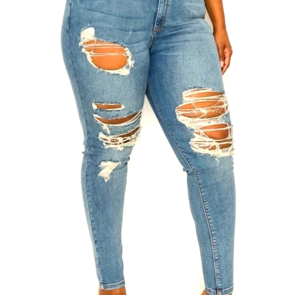 Plus Ripped Jeans